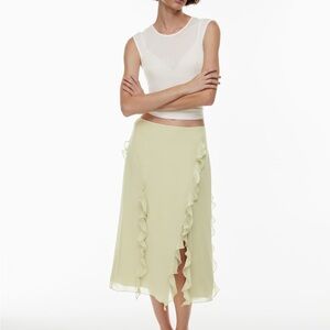 Aritzia Wilfred Raval Ruffle Skirt